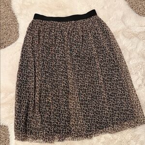 A New Day leopard tulle skirt
